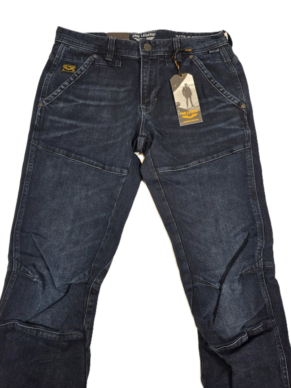 PME Legend PTR2308724-BBD Tapered Fit Skylock Worker Denim Hose Größe Gr. 28-33