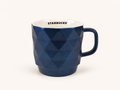 Starbucks 4er Set Kaffeetassen Cup Tasse  Becher Mug Diamonds blue 12oz / 355ml