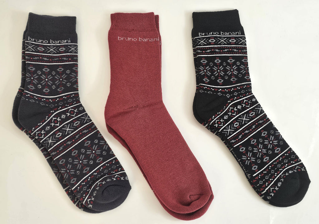 18 Paar Bruno Banani Damen Winter Sport Thermo Socken Thermosocken 39/42
