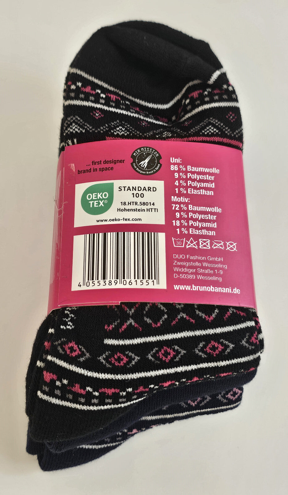 18 Paar Bruno Banani Damen Winter Sport Thermo Socken Thermosocken 35/38