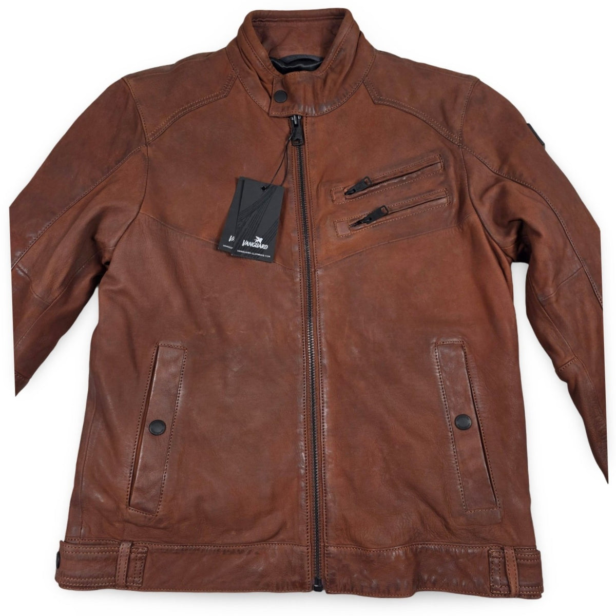 Vanguard Chainracer VLJ2308187-8250 Lederjacke Leather Jacket Größen M bis XXXL