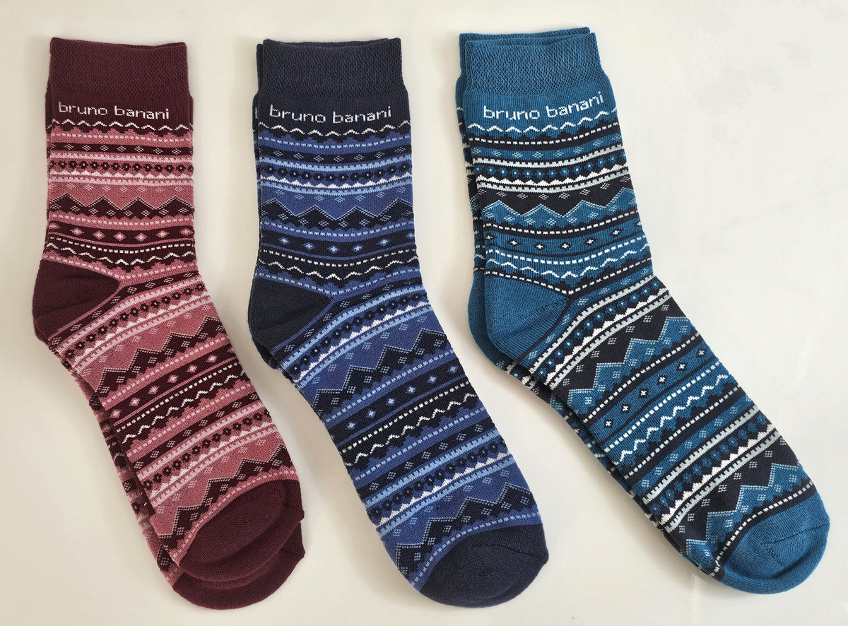 18 Paar Bruno Banani Damen Winter Sport Thermo Socken Thermosocken 39/42