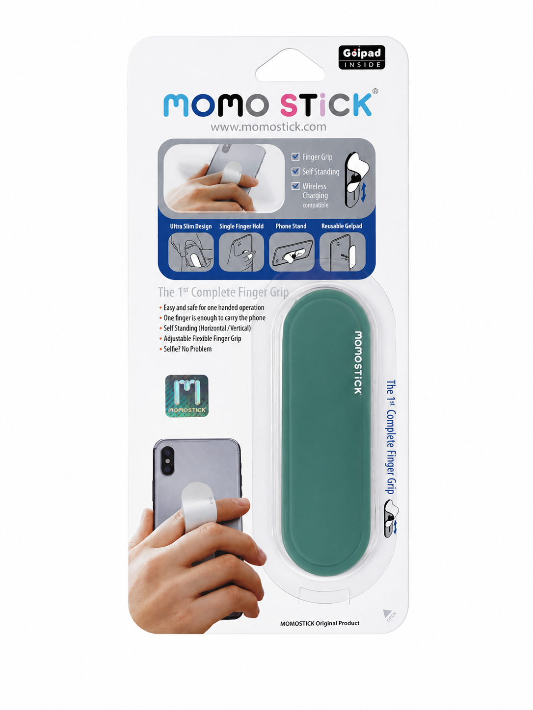 Momostick Smartphone Handy Handyhalter Phone Holder Fingerhalter Fingerring