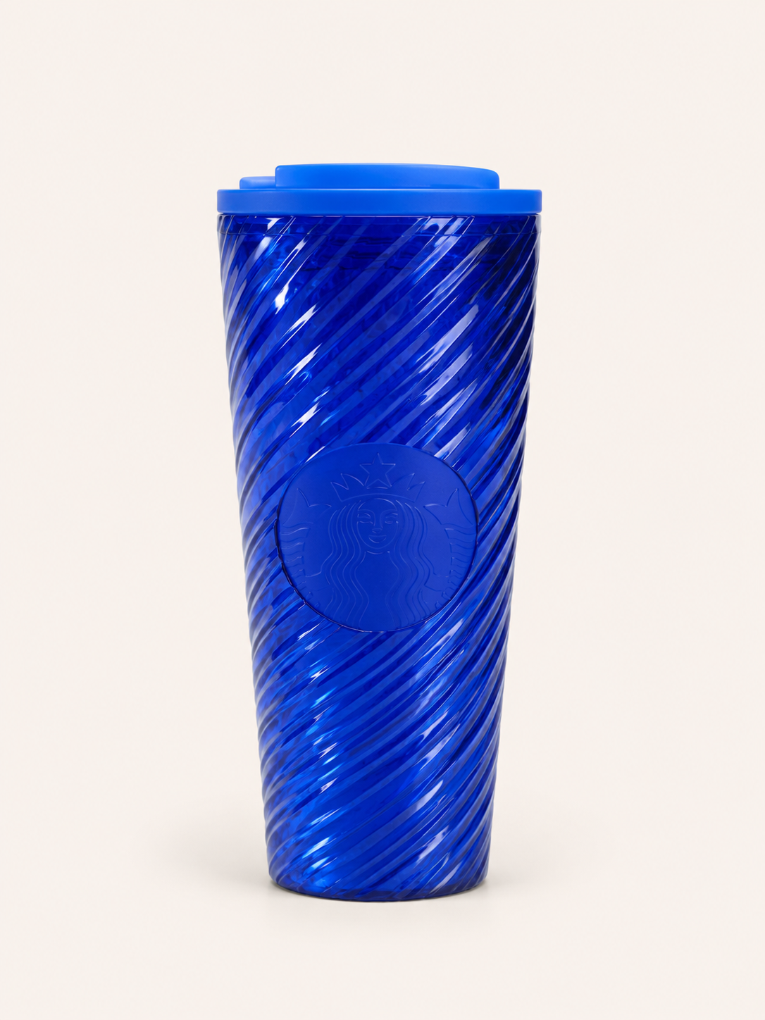 Starbucks Trinkbecher Becher Tumbler Spiral Design  Swirl Blue 16oz / 473ML