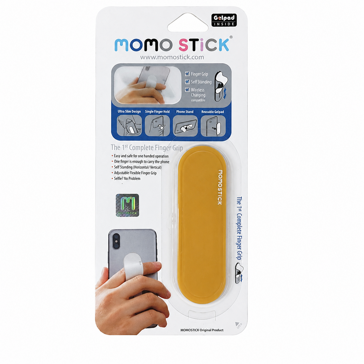 Momostick Smartphone Handy Handyhalter Phone Holder Fingerhalter Fingerring