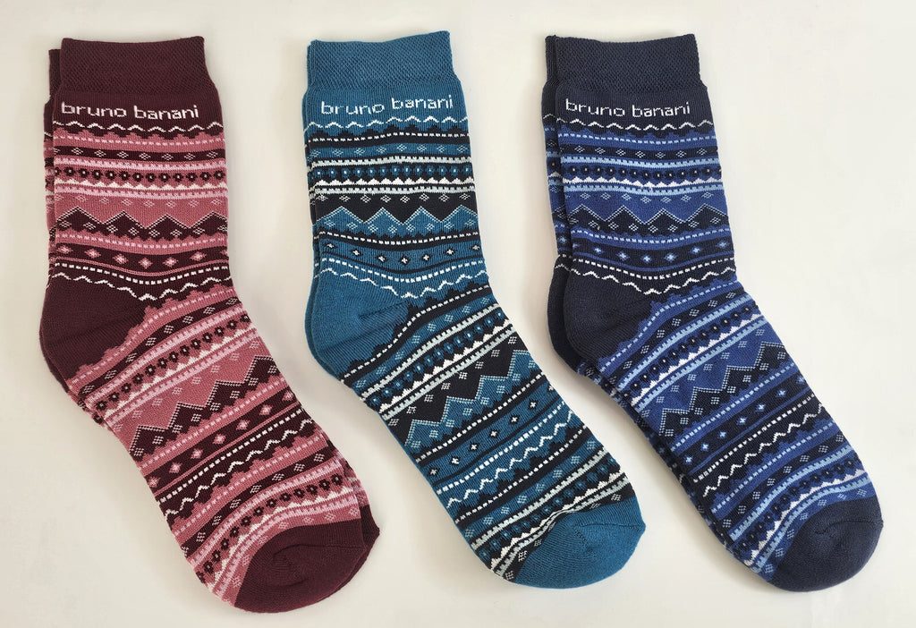 18 Paar Bruno Banani Damen Winter Sport Thermo Socken Thermosocken 35/38