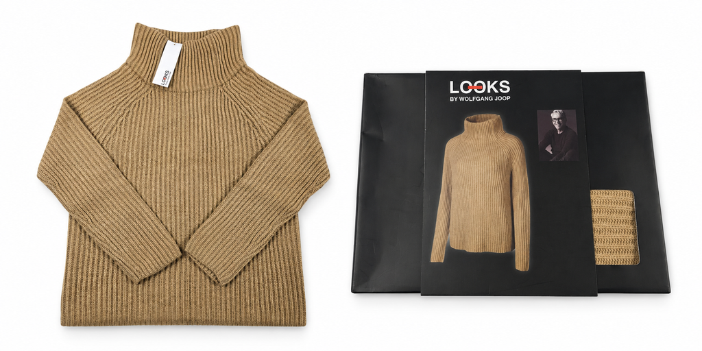 Looks by Wolfgang Joop Damen Rollkragen Strickpullover Größen S, M, L