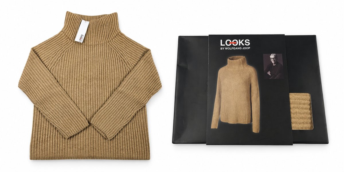 Looks by Wolfgang Joop Damen Rollkragen Strickpullover Größen S, M, L