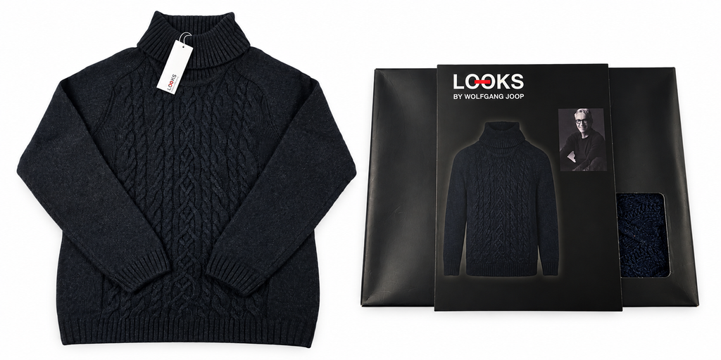 Looks by Wolfgang Joop Herren  Rollkragen Strickpullover Größen M, L, XL