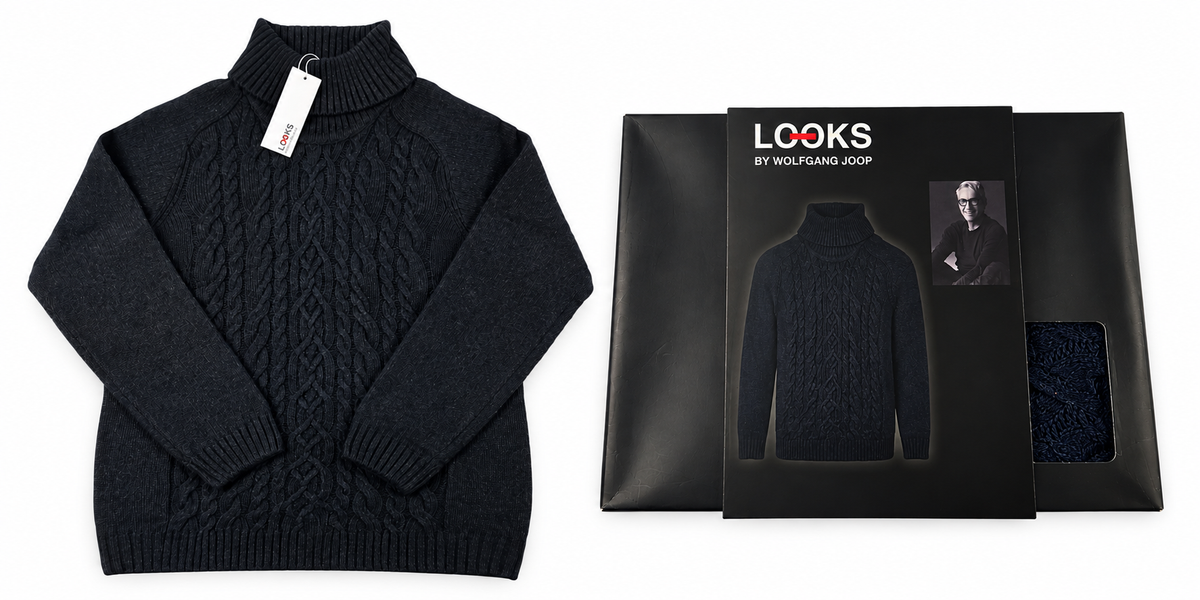 Looks by Wolfgang Joop Herren  Rollkragen Strickpullover Größen M, L, XL